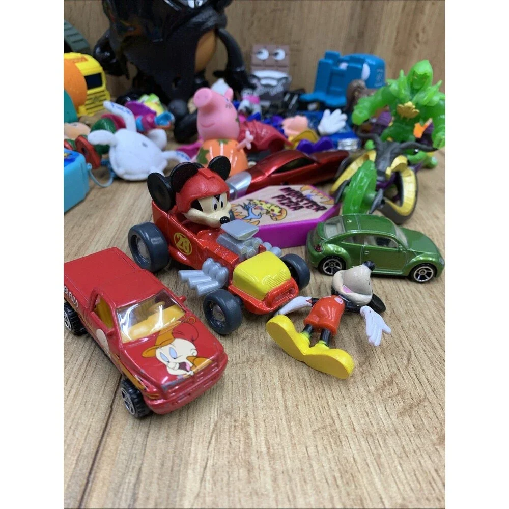 Random Toy Lot- Vintage & Modern 4 lbs Reseller or Collectors Paradise Box 10